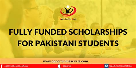 Which country gives a fully funded scholarship for Pakistani