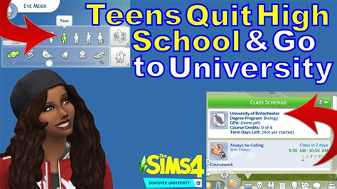 How to Quit University Sims 4