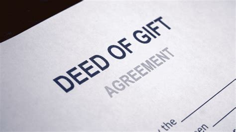 Deed of Gift Singapore: A Comprehensive Guide to Gifting